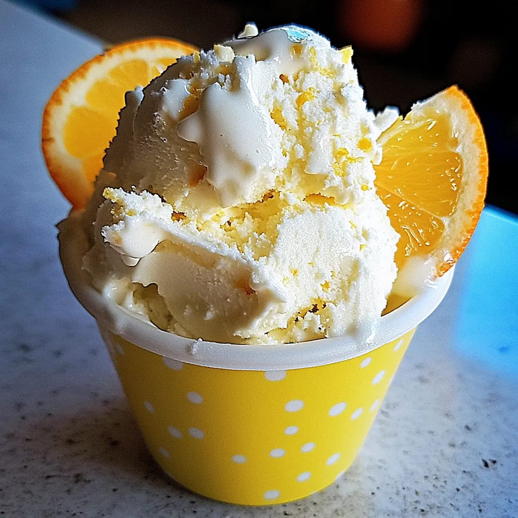 Orange Creamsicle Ice Cream