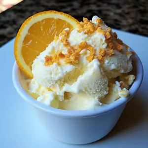Orange Creamsicle Ice Cream