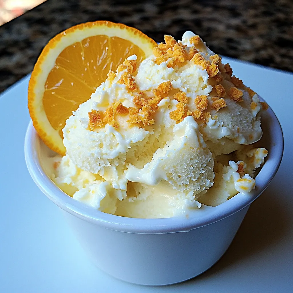 Orange Creamsicle Ice Cream