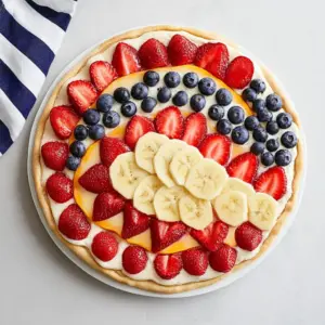 4th of July Fruit Pizza