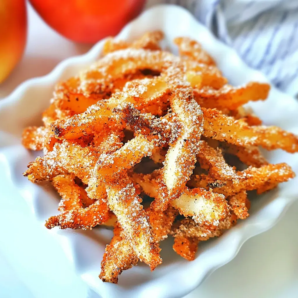 Air Fryer Apple Fries