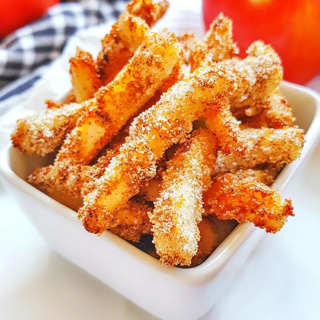 Air Fryer Apple Fries