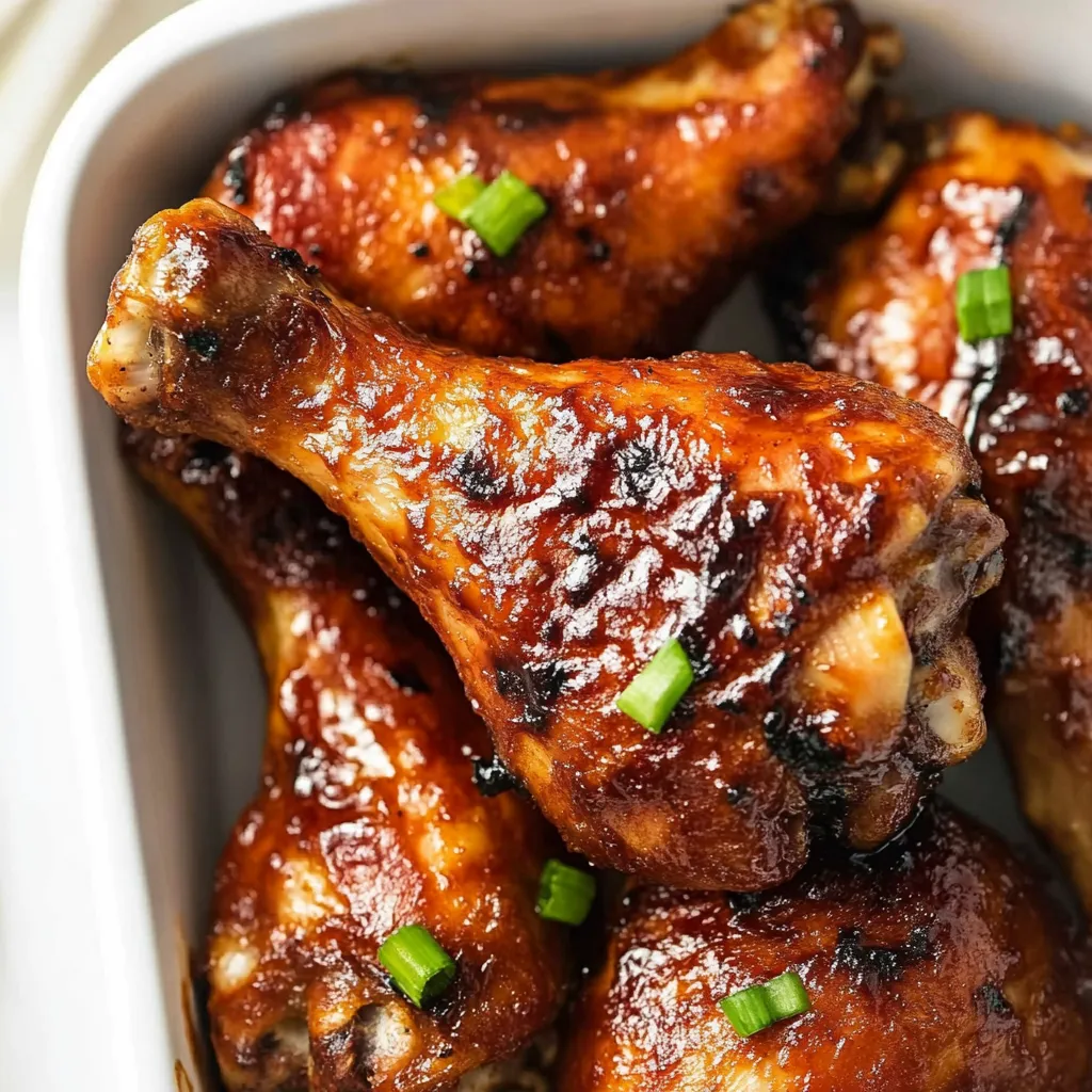 Air Fryer BBQ Chicken Legs