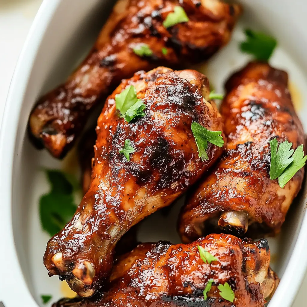 Air Fryer BBQ Chicken Legs