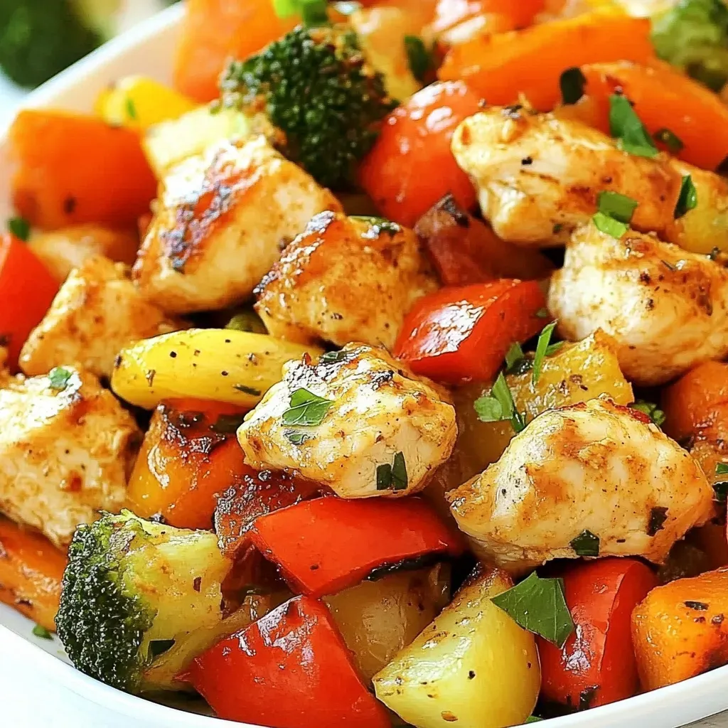 Air Fryer Chicken and Vegetables