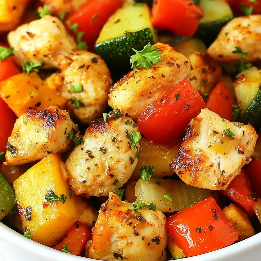 Air Fryer Chicken and Vegetables