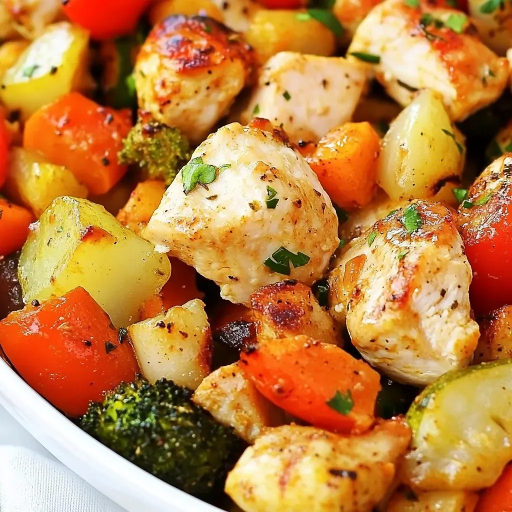 Air Fryer Chicken and Vegetables