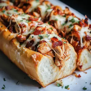 BBQ Chicken Stuffed Bread