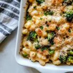 Baked Broccoli Macaroni and Cheese