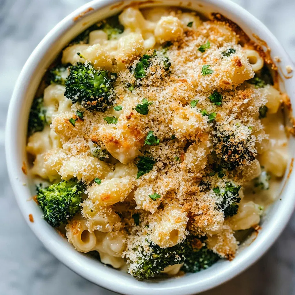 Baked Broccoli Macaroni and Cheese