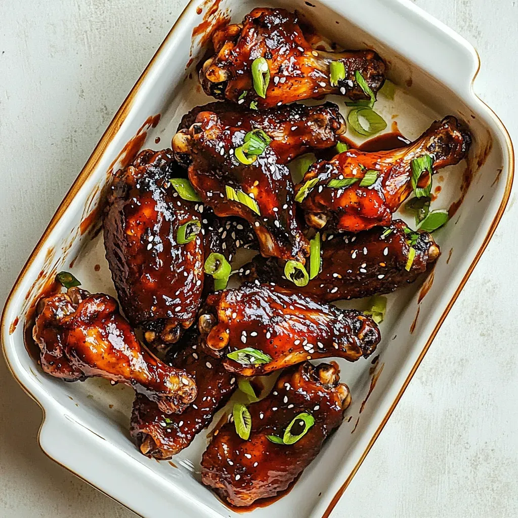 Baked Korean Hot Wings