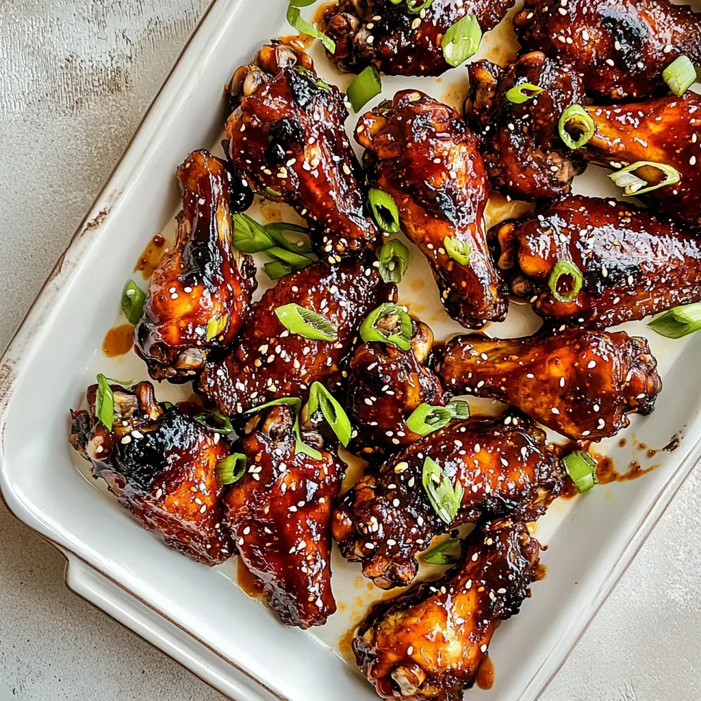 Baked Korean Hot Wings