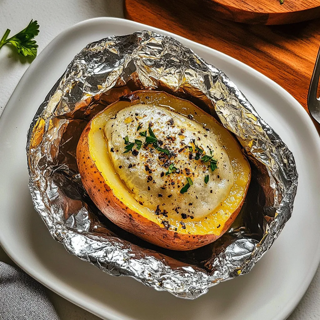 Baked Potatoes In Foil