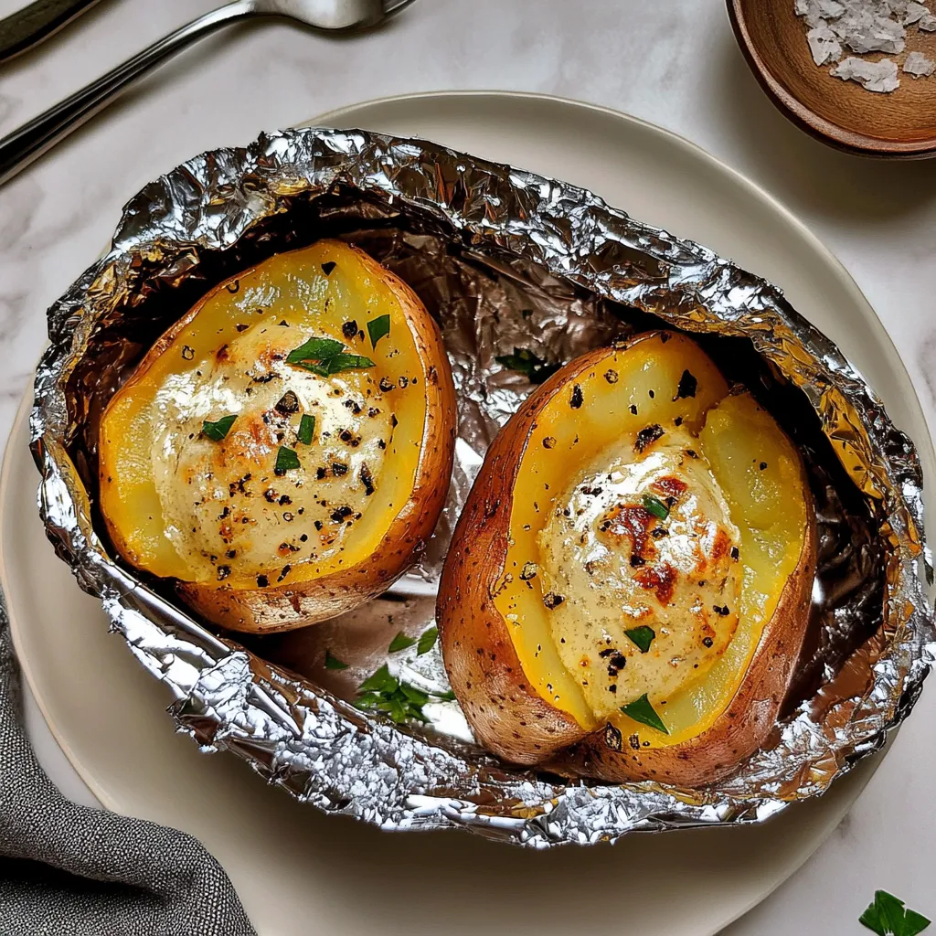 Baked Potatoes In Foil