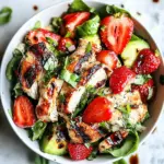 Balsamic Strawberry Chicken Salad