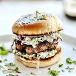 Bbq Turkey and Greek Yogurt Slaw Burgers