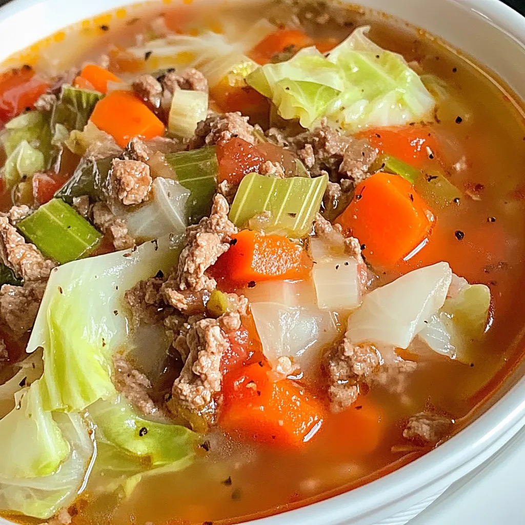Beef Cabbage Soup