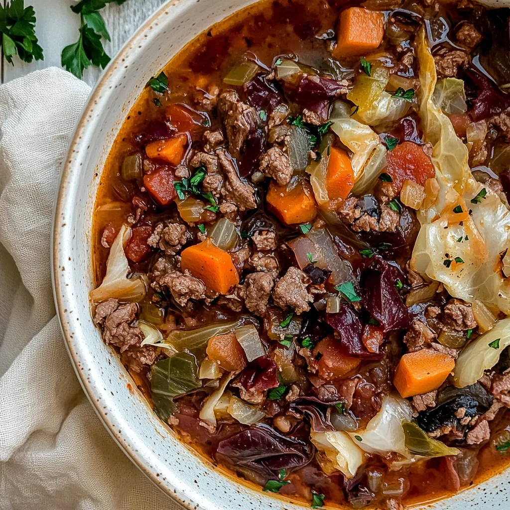 Beef and Cabbage Soup