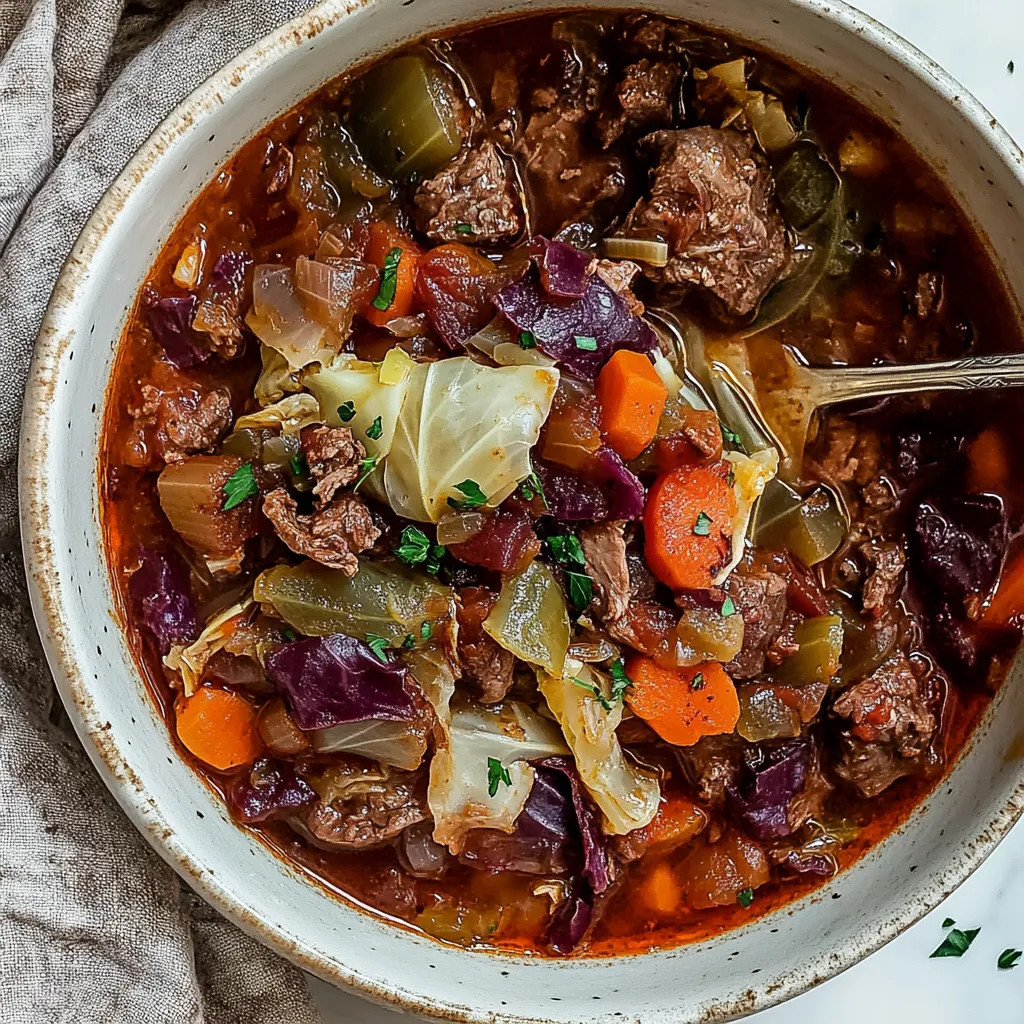 Beef and Cabbage Soup