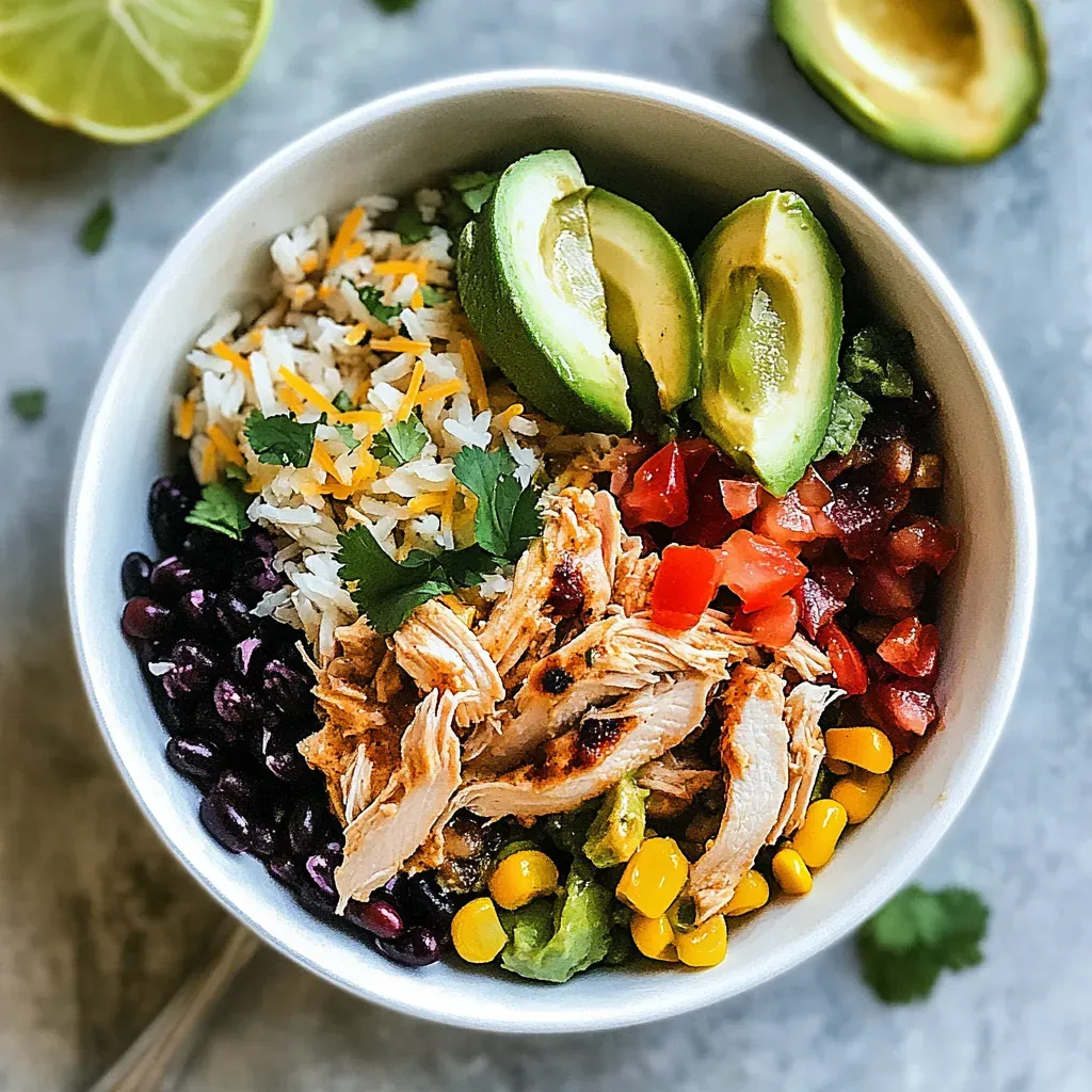Better Than Chipotle DIY Chicken Burrito Bowls