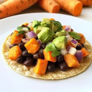 Black Bean and Sweet Potato Tostadas