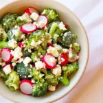 Blue Cheese Broccoli Radish Salad