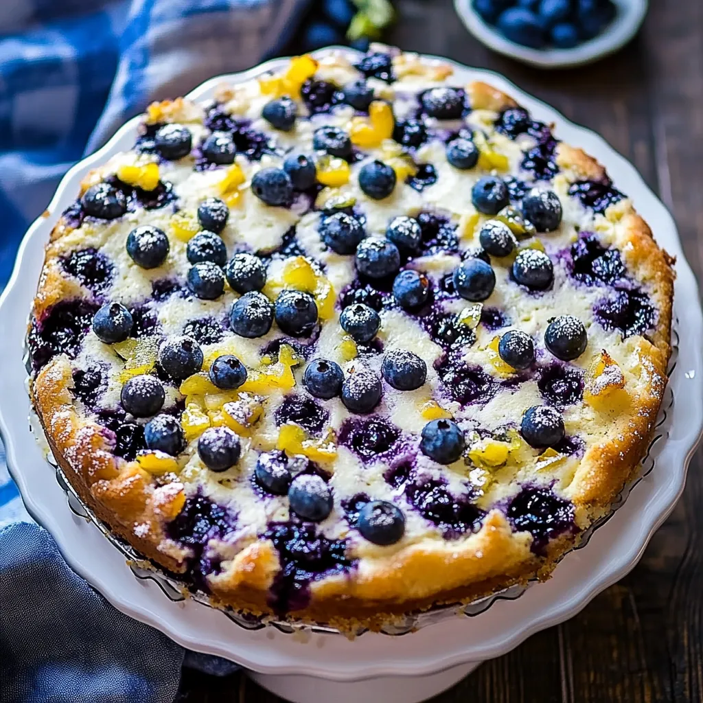 Blueberry Ricotta Cake