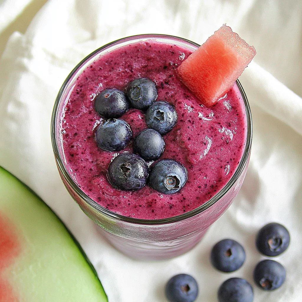 Blueberry Watermelon Smoothie