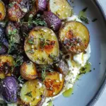 Buttered Rosemary Smashed Potatoes