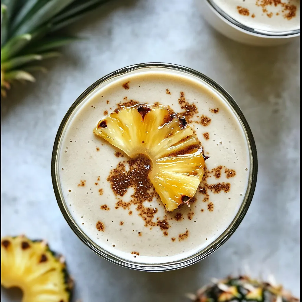 Caramelized Pineapple Lassi