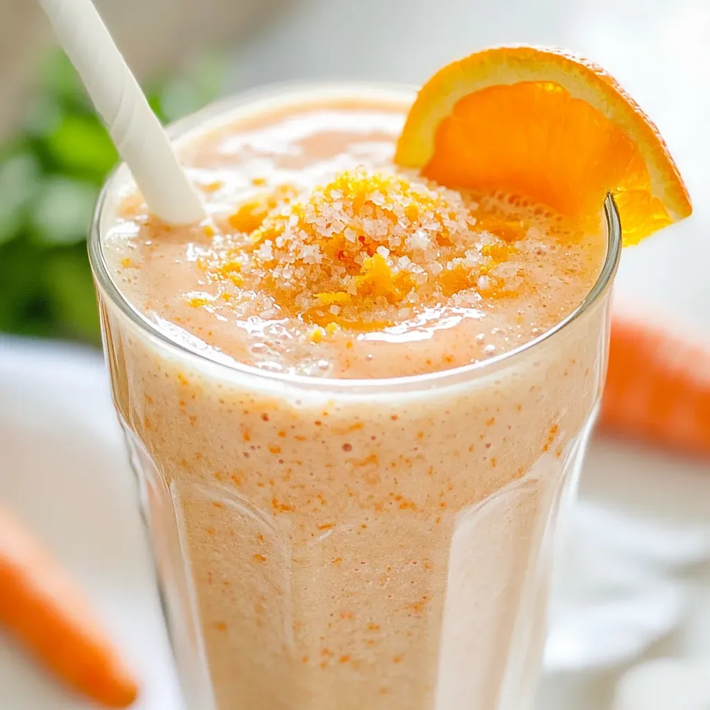 Carrot Orange Ginger Smoothie