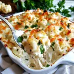 Cheesy Cauliflower Alfredo Bake