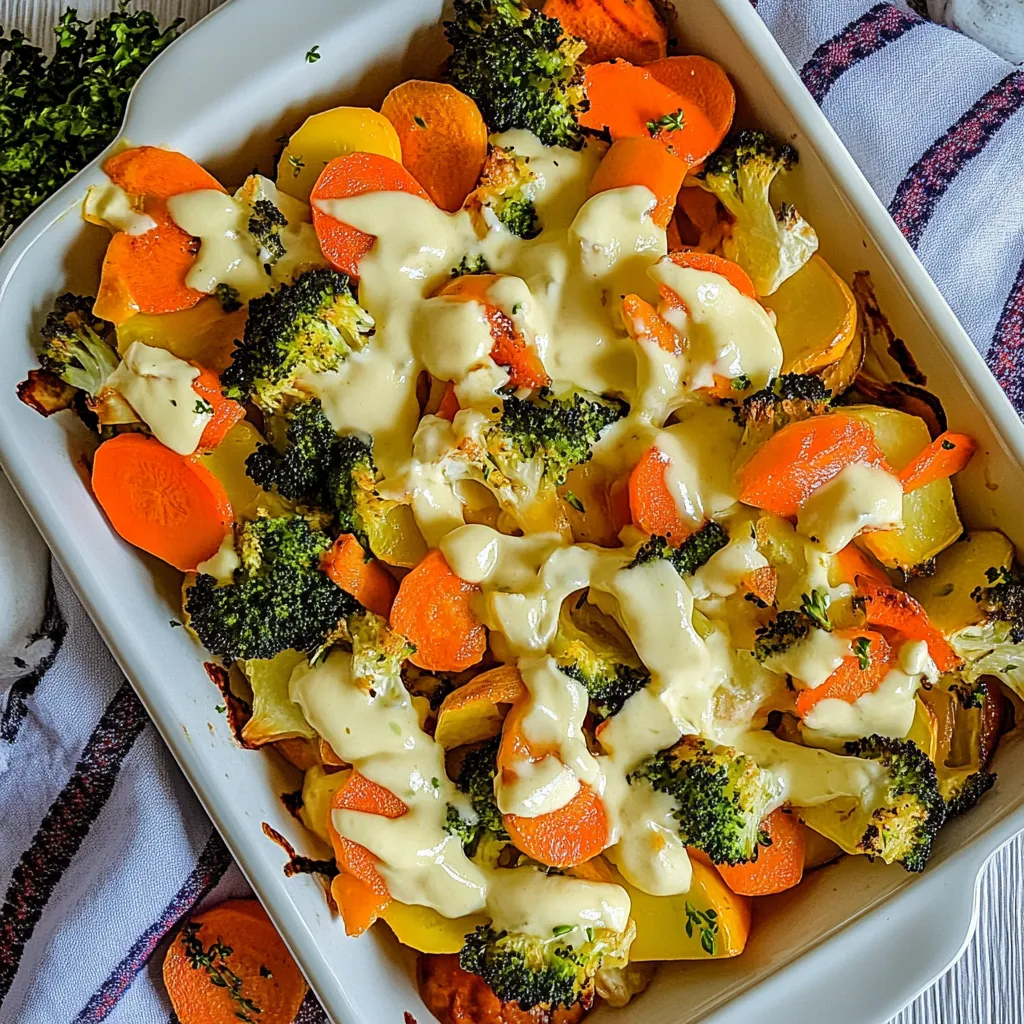 Cheesy Roasted Vegetables