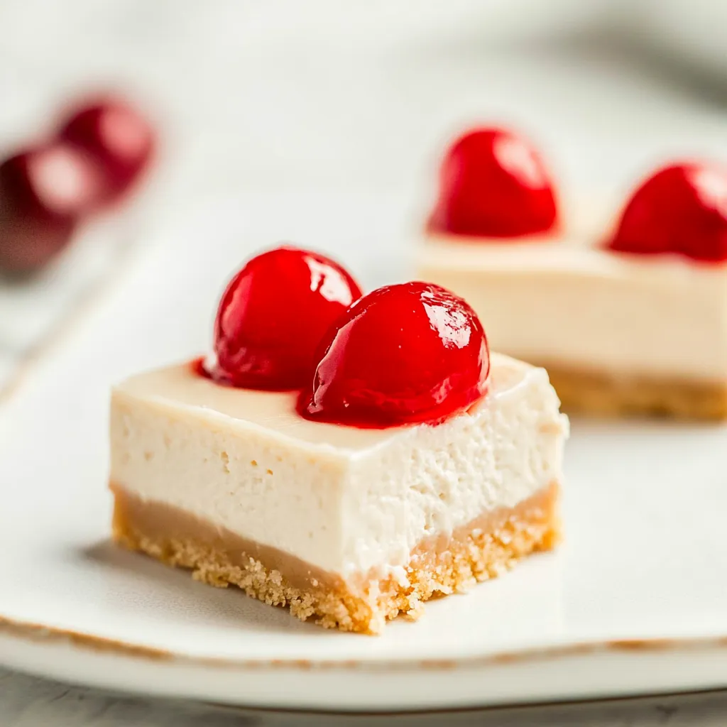 Cherry Cheesecake Bars