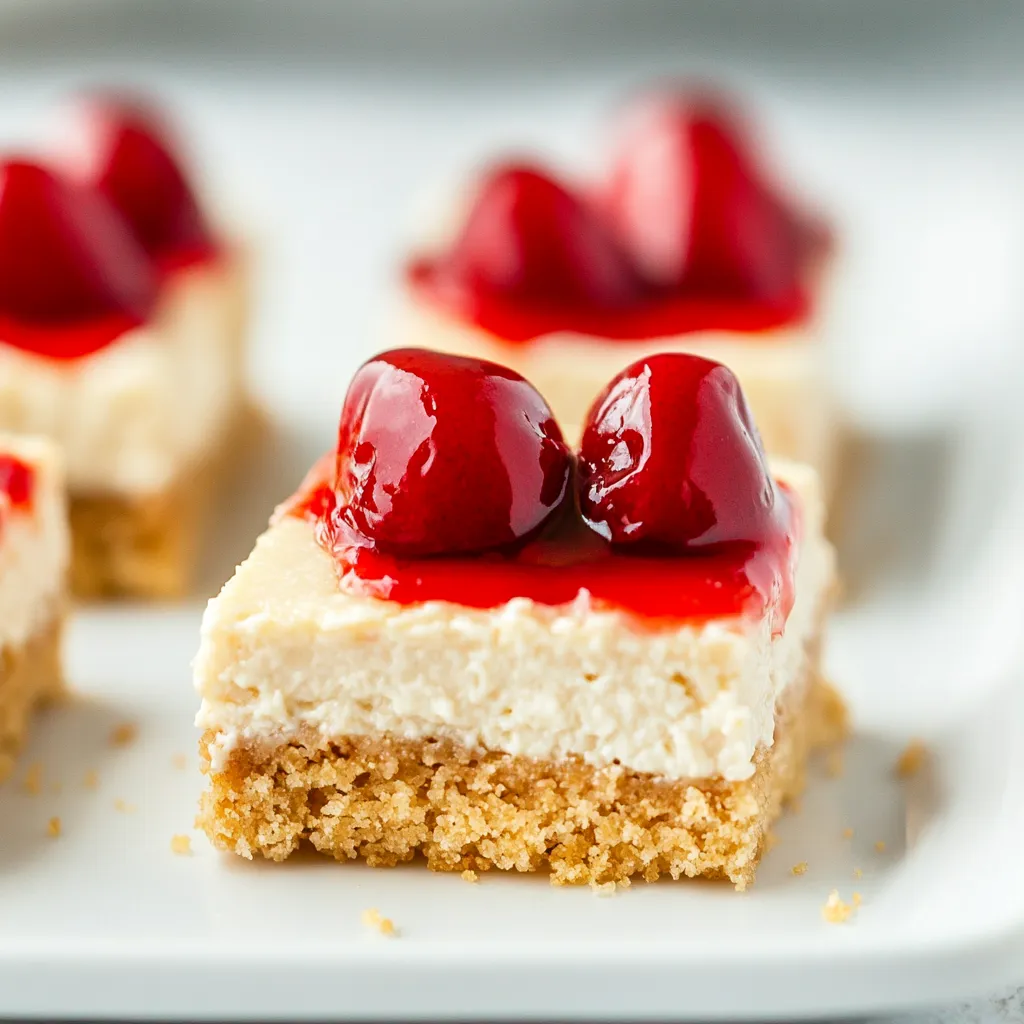 Cherry Cheesecake Bars
