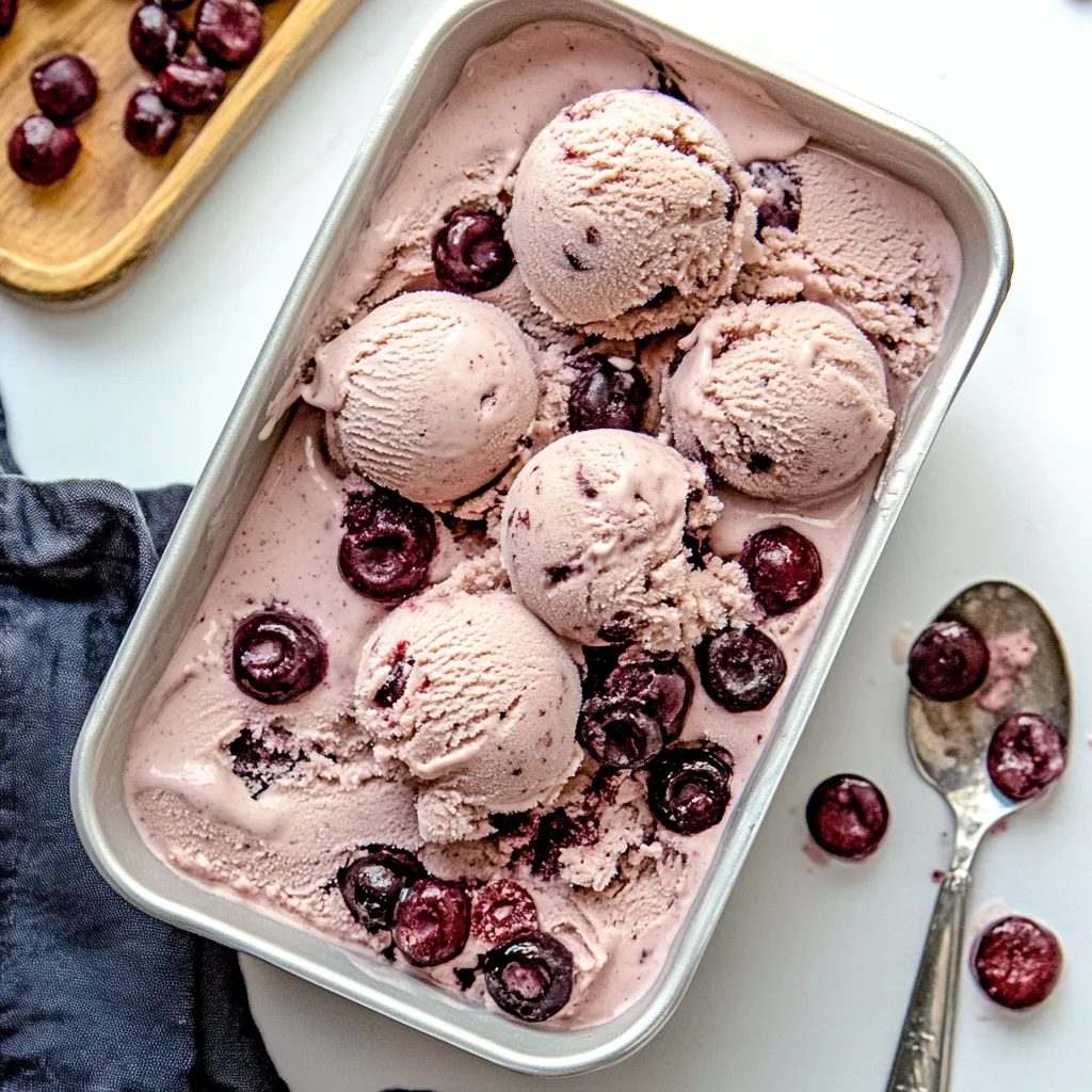 Cherry Cheesecake Ice Cream