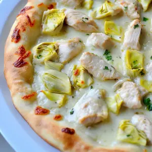 Chicken Artichoke Pizza