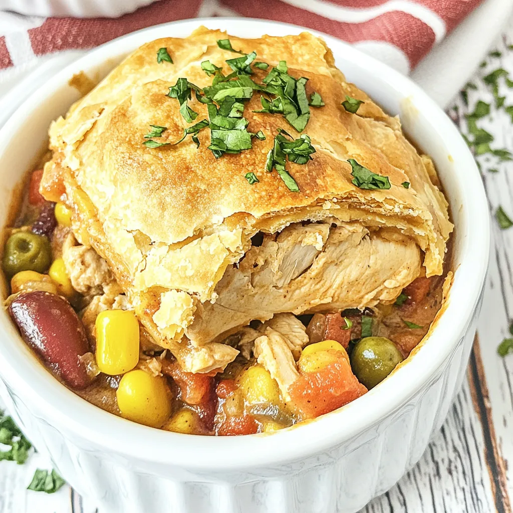 Chicken Chile Pot Pie