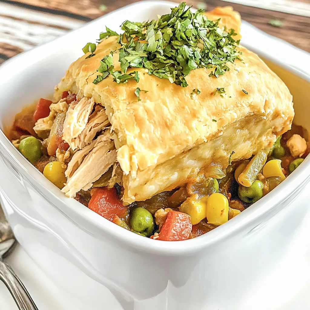 Chicken Chile Pot Pie
