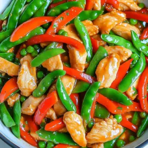 Chicken Snap Pea Stir Fry