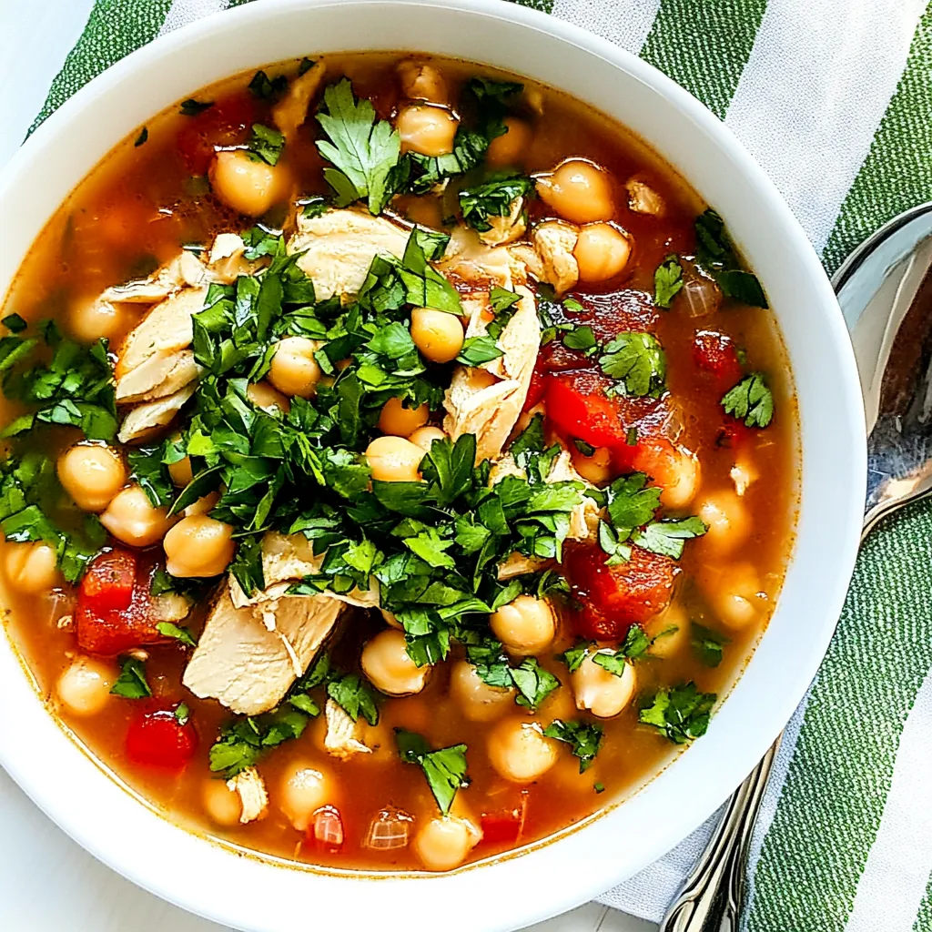 Chicken and Chickpea Soup