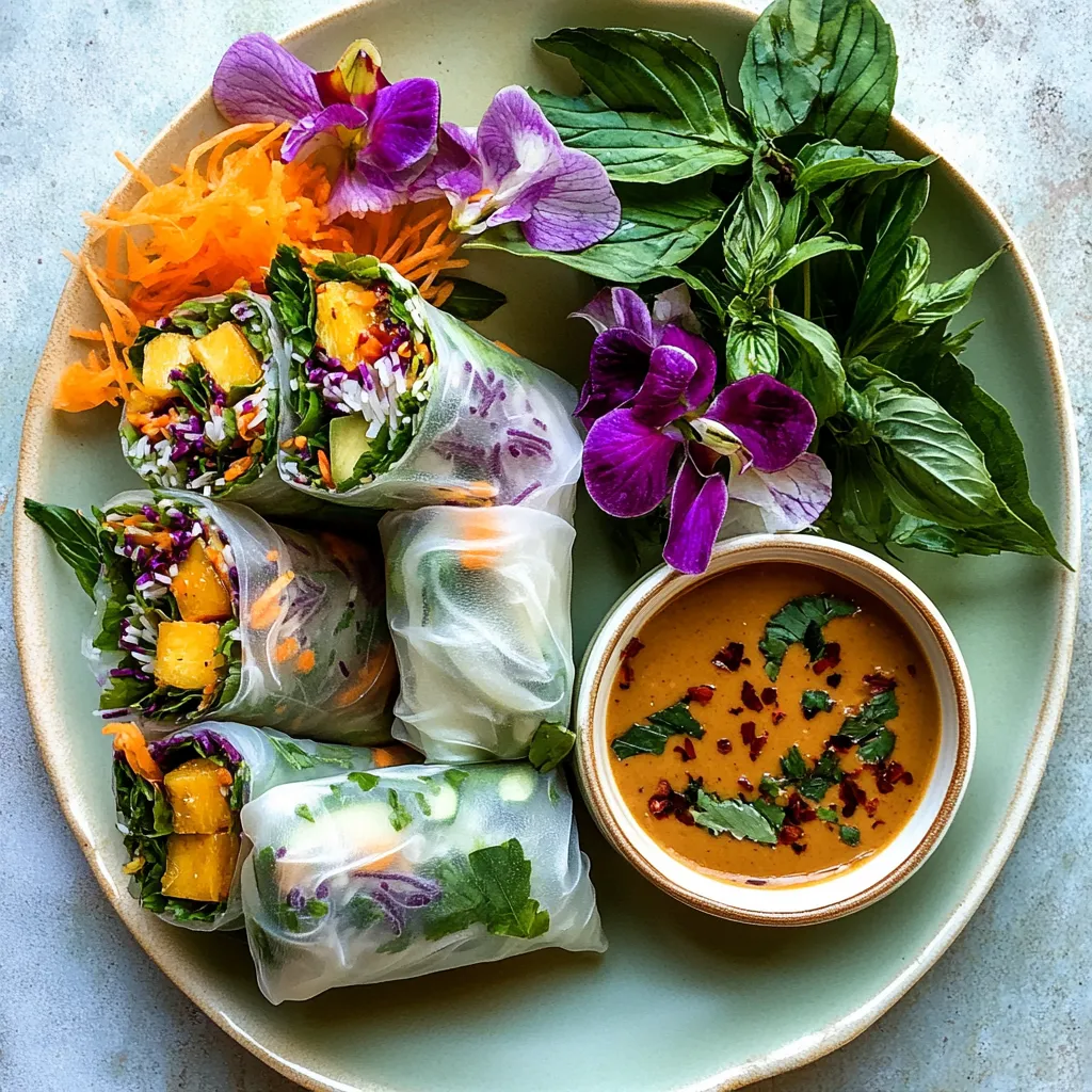Chili Mango Summer Rolls