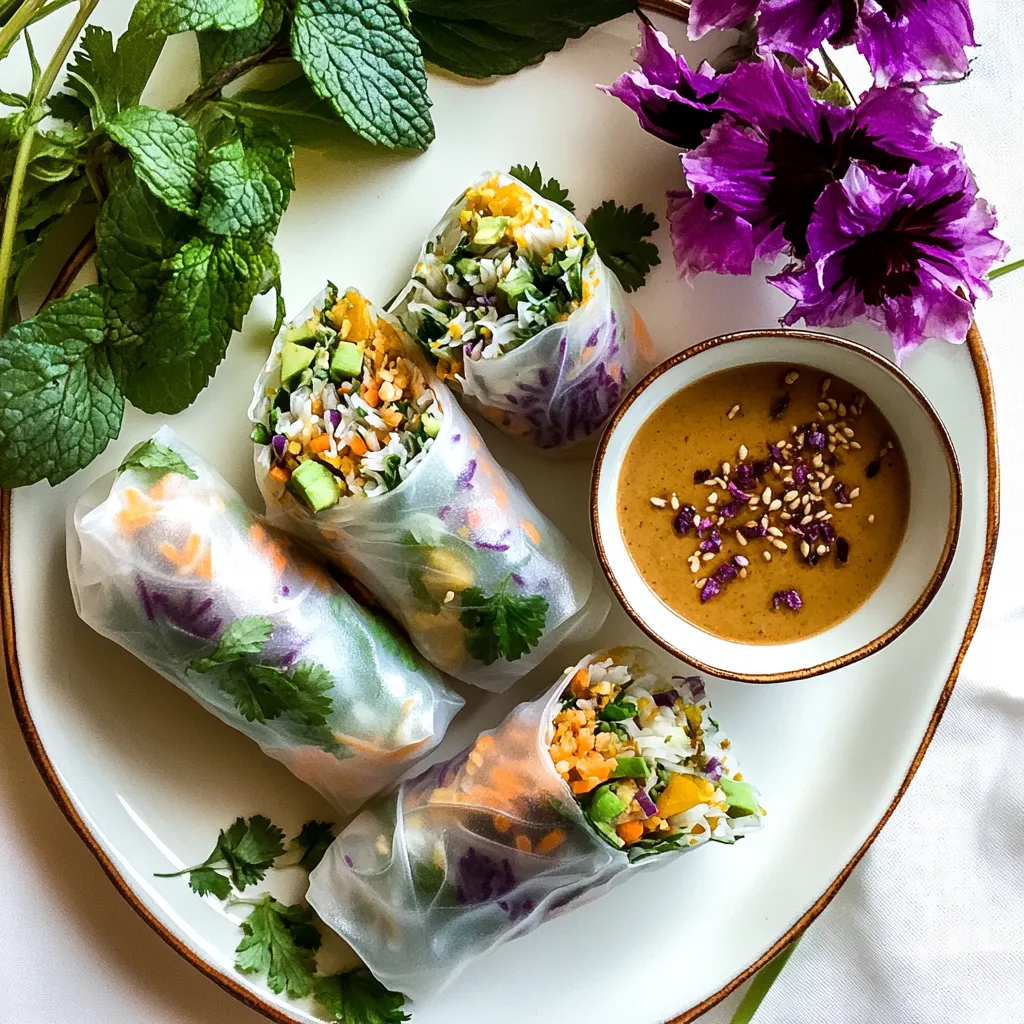 Chili Mango Summer Rolls