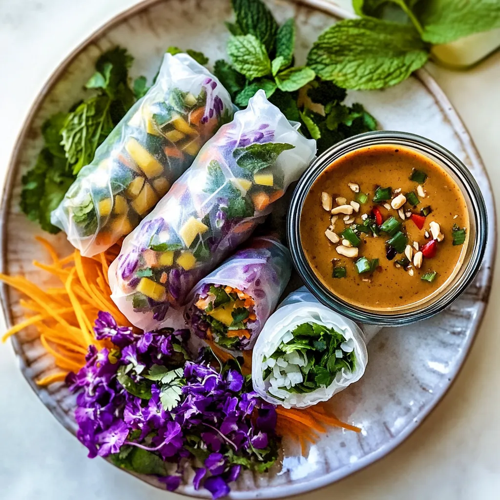 Chili Mango Summer Rolls
