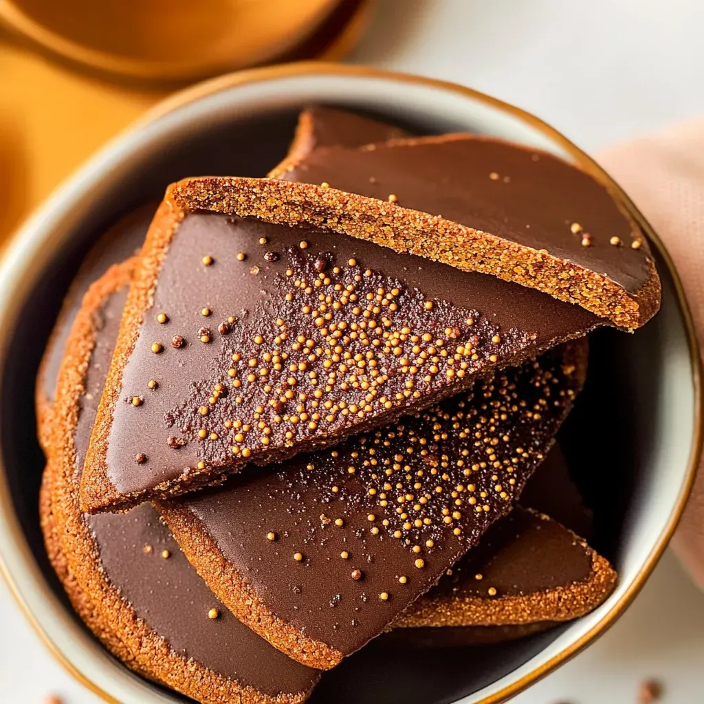 Chocolate Chai Shortbread Cookies