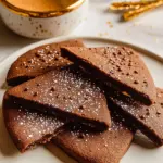 Chocolate Chai Shortbread Cookies