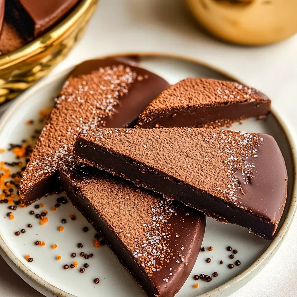 Chocolate Chai Shortbread Cookies
