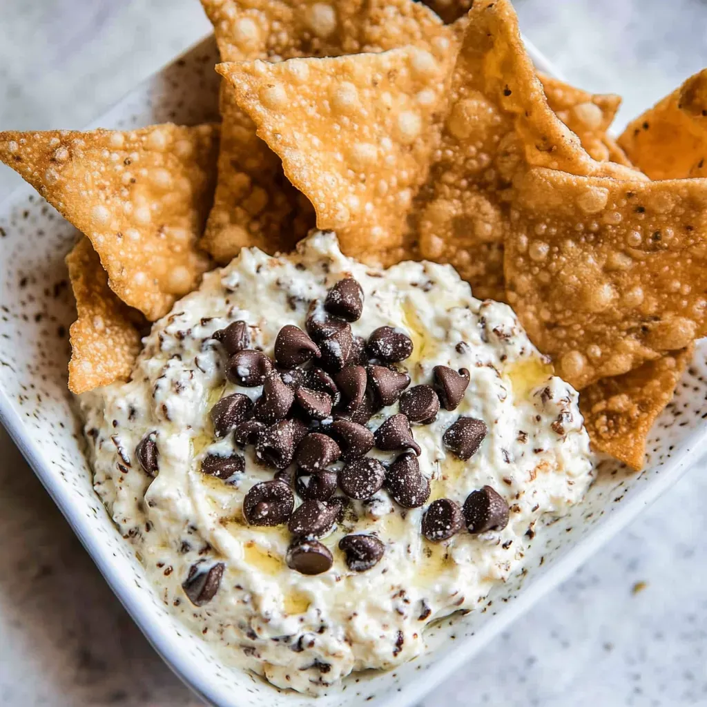 Chocolate Chip Cannoli Dip