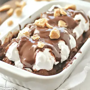 Chocolate Peanut Butter Marshmallow Clouds