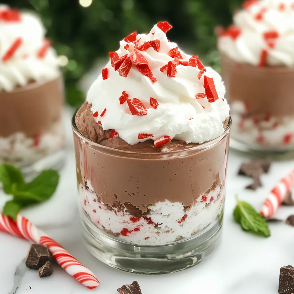 Chocolate Peppermint Mousse